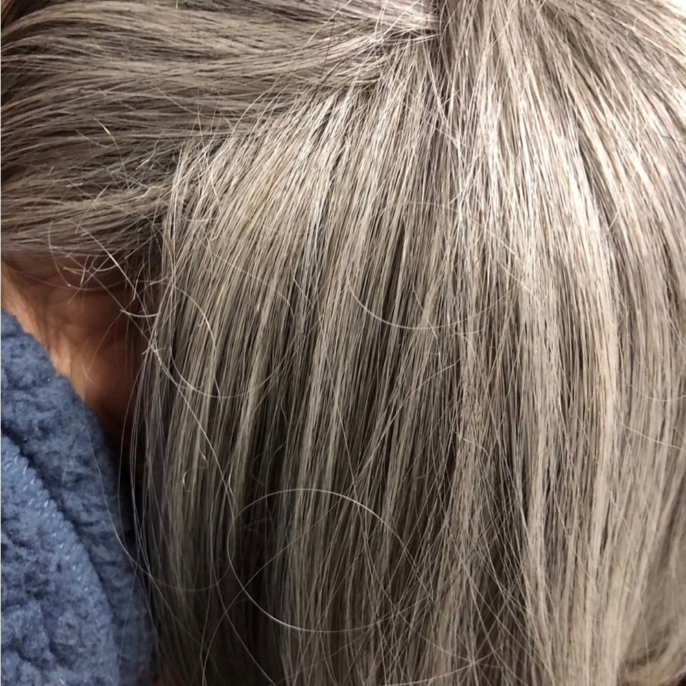 Elegant Silver Gray Women's Hair Wig - Picture 6 of 16